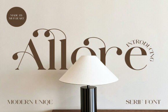 Allore: The Modern Serif That Captures Organic Movement