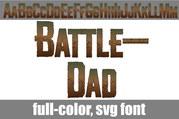 Battle-dad: A Bold Typeface for Authentic Branding