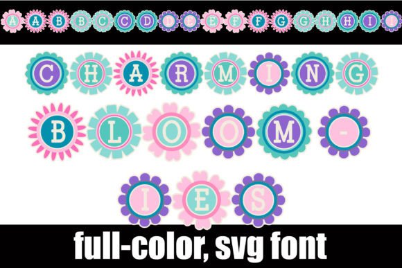 Charming Bloomies: A Fresh Take on Floral Typography