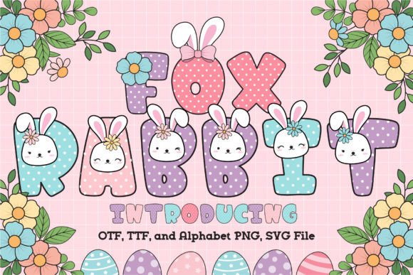 Discover Fox Rabbit: A Playful Color Font for Vibrant Designs