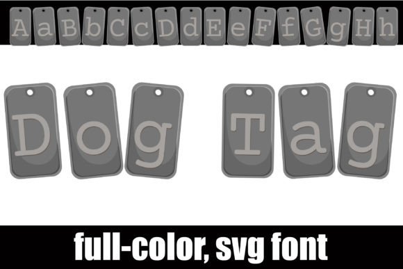 Dog Tag Font: Add Military Edge to Your Designs