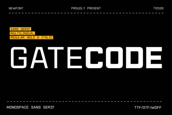 Gatecode: The Modern Monospace Font for Digital Aesthetics