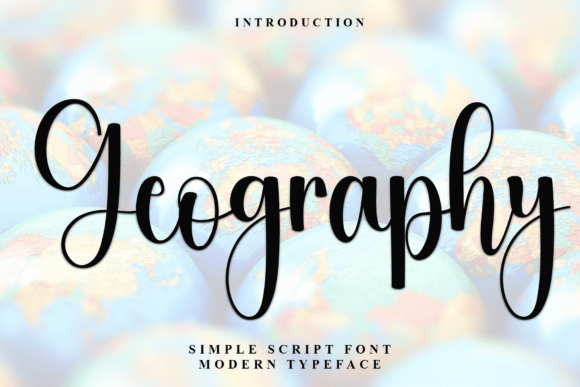 Geography Font: A Creative Asset for Modern Branding
