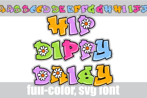 Infuse Your Designs with the Groovy Vibe of Hip Dippy Daisy