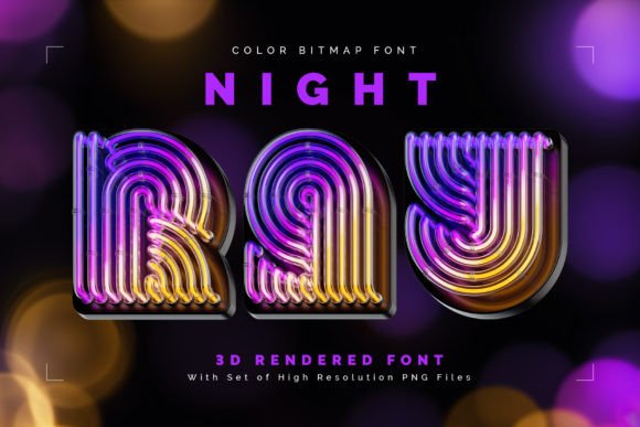 Light Up Your Design Projects with the Night Ray Font