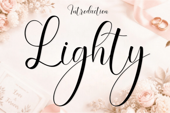 Lighty: A Modern Script Font for Elegant Branding