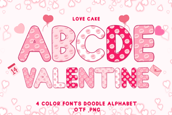 Love Cake: A Sweet, Colorful Typeface for Modern Design