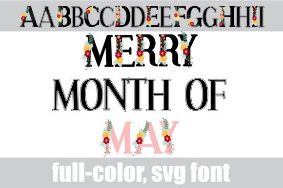 Merry Month of May: A Floral Serif for Vibrant Branding