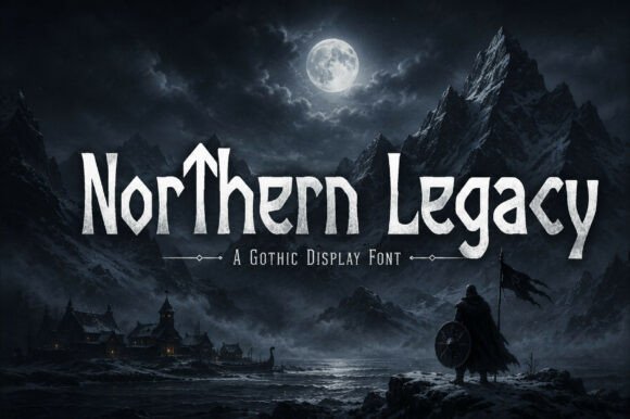 Northern Legacy: The Gothic Display Font for Epic Impact