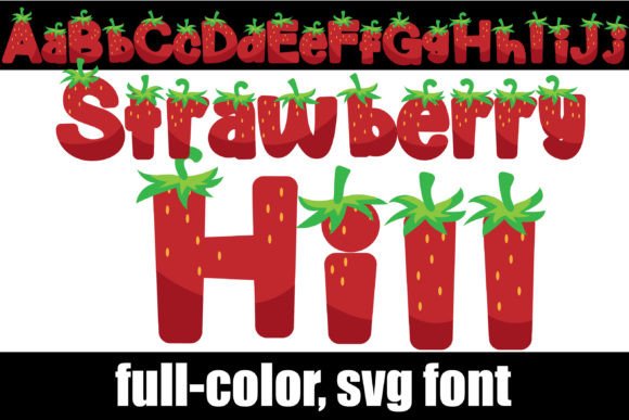 Strawberry Hill: A Fresh Take on Colorful Typography